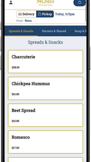Nora Restaurant Screenshot 1