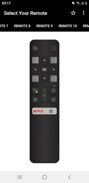 TCL TV Remote Screenshot 0