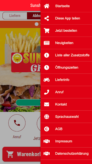 Sunshine Grill Kiel Screenshot 2