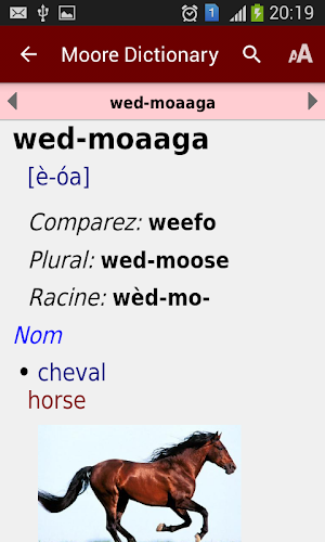 Dictionnaire Mooré screenshot 3