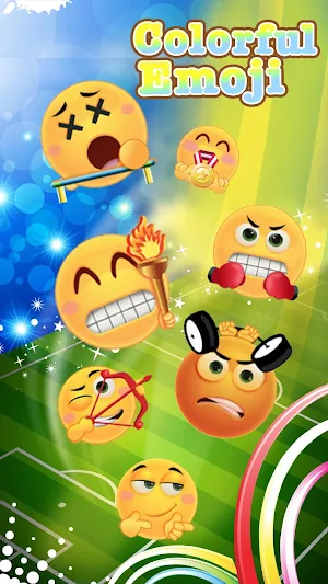 Colorful SMS Emoji Emoticons Screenshot 1