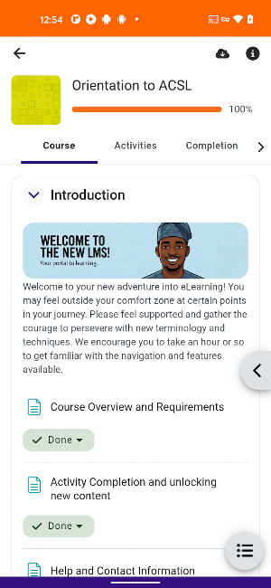 Learn at ACSL Screenshot 2