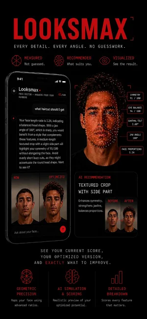ImHim Looks - Looksmaxing AI Screenshot 0