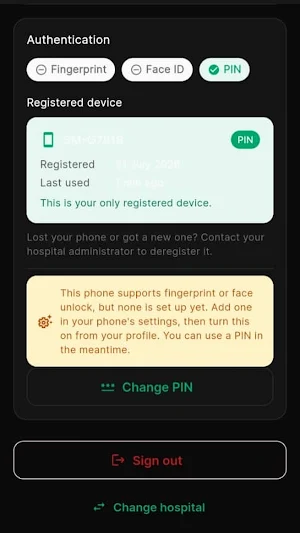 StaffCare Screenshot 2