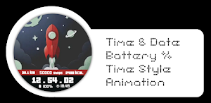 Spacecraft Animated Watch Face Screenshot 1