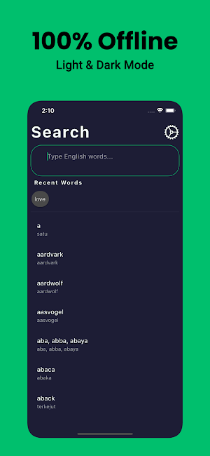 Malay Dictionary English Screenshot 1