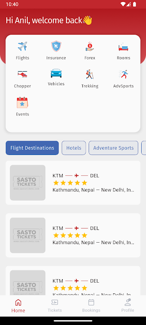 Sasto Tickets Screenshot 0