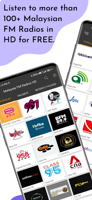 Malaysia FM Radios HD Screenshot 0