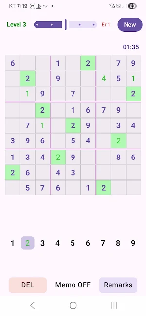 Sudoku Number Game Screenshot 3