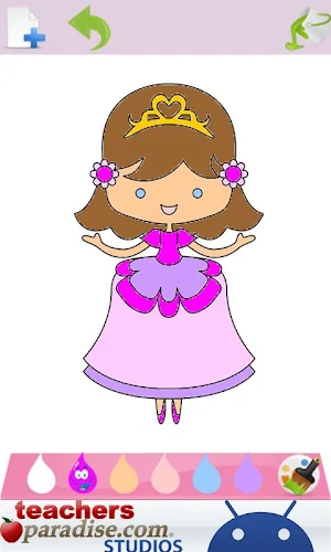 Prince & Princess Coloring Book Screenshot 1