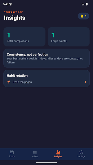 StreakForge: Habit Tracker Screenshot 2