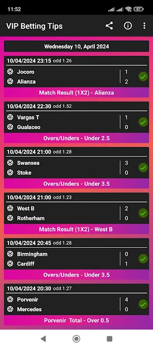 VIP Betting Tips Screenshot 3