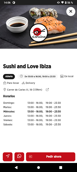 Sushi And Love Ibiza Screenshot 1