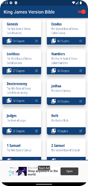 KJV Bible - Saddle Lights Screenshot 1