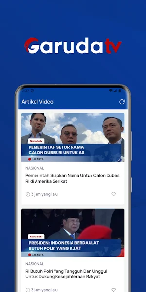 Garuda TV Screenshot 1