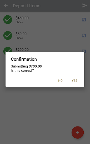 BNY Mellon Remote Deposit Screenshot 2