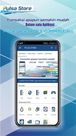 PulsaStore: Pulsa, Data & PPOB Screenshot 0
