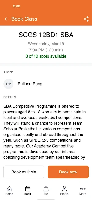 Scholar Basketball Academy Screenshot 2