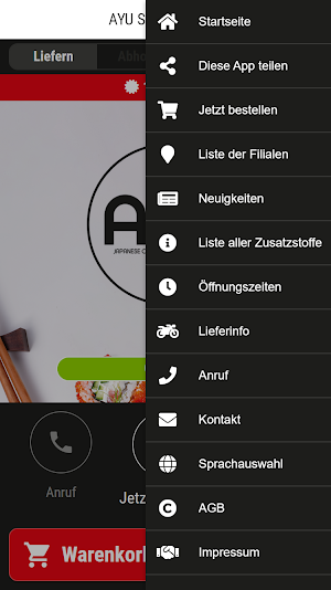 AYU Sushi Steglitz Screenshot 2