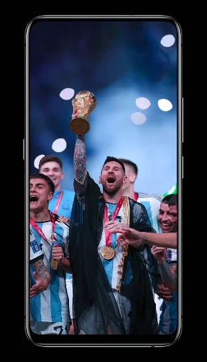 Messi World Cup Wallpaper Screenshot 2