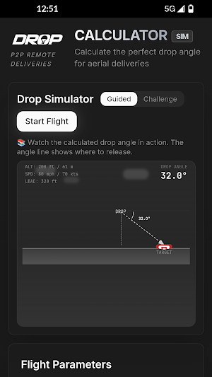 DROP Aerial Delivery Simulator Screenshot 0