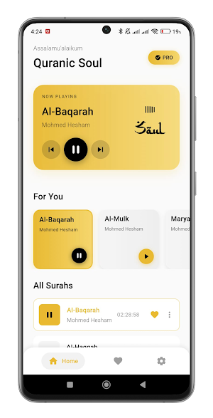 Quranic Soul - Peaceful Quran Screenshot 1