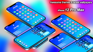 iPhone 12 Pro Max Launcher Screenshot 0