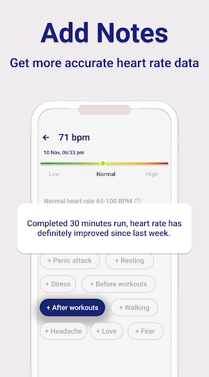 Pulse App: Heart Rate Monitor Screenshot 3