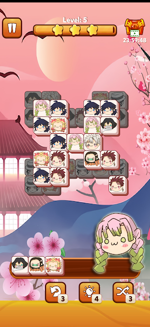 Anime Tile Match Screenshot 1