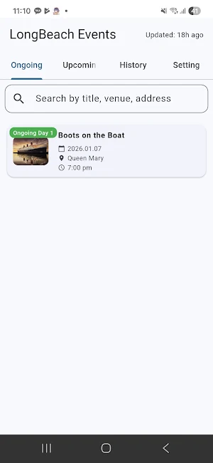 LongBeach Events & Festivals Screenshot 0