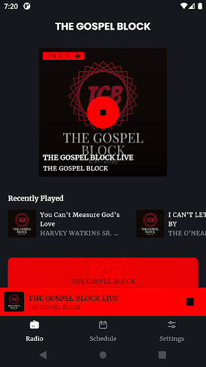 THE GOSPEL BLOCK RADIO STATION Screenshot 0