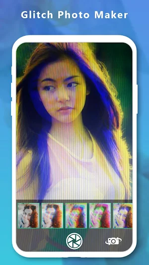 Glitch Photo Effect - Aesthetic Filters Screenshot 1