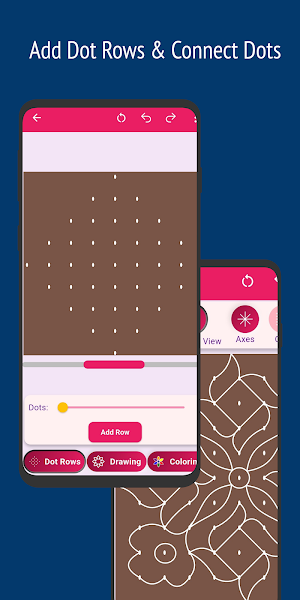 Rangoli Drawing | Dots & Color Screenshot 1