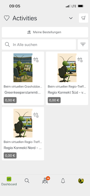 grashobber konnekt Screenshot 2