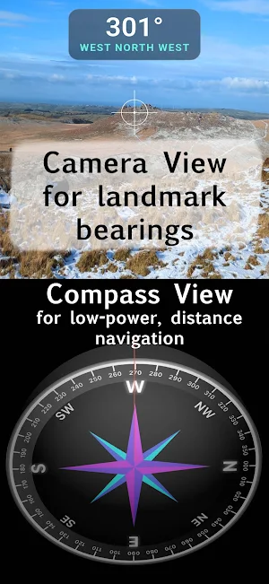 Bearing Compass: Sail & Hike Screenshot 0