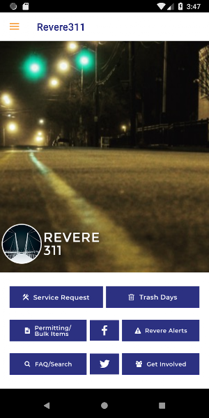 Revere311 Screenshot 1