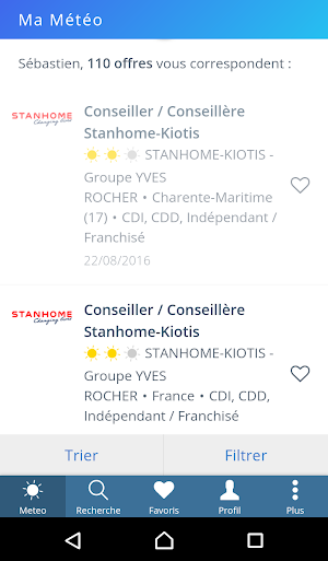 Meteojob Emploi Screenshot 1