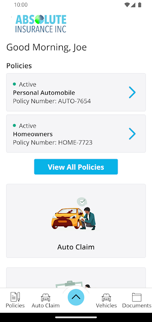 Absolute Insurance Inc Mobile Screenshot 1