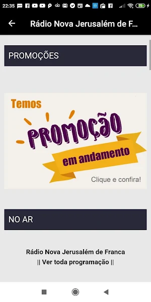 Rádio Nova Jerusalém de Franca Screenshot 2