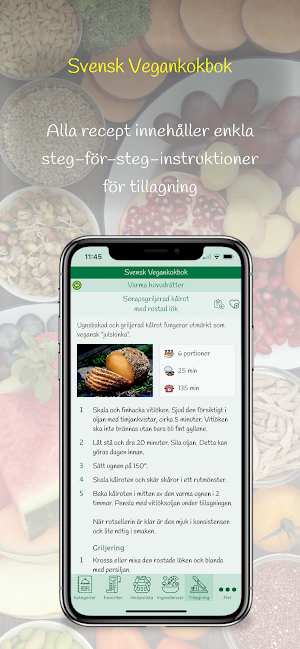 Svensk Vegankokbok Screenshot 1