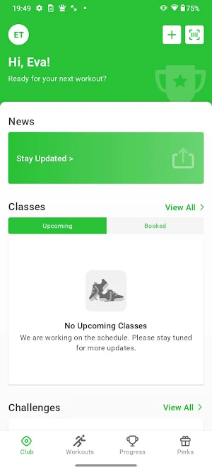 énergie Fitness Iberia. Screenshot 1