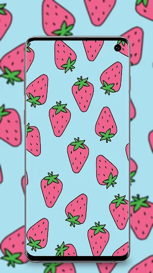 kawaii fruit wallpaper Screenshot 2