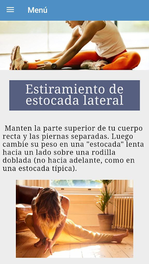 Estiramiento y flexibilidad Screenshot 1
