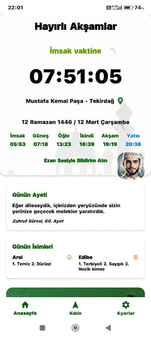 Namaz Vakitleri - Namaz Vakti Screenshot 0