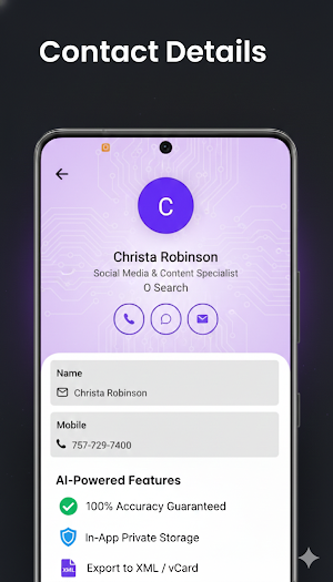 Business Card Scanner AI Scan Screenshot 2