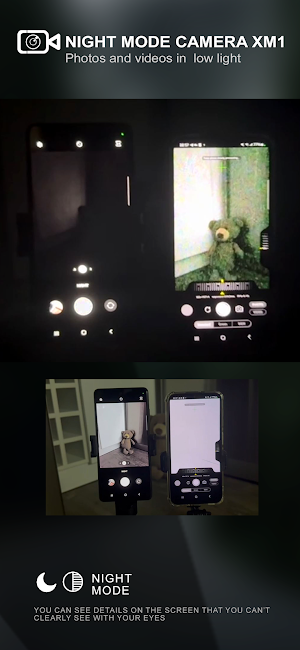 Night Mode Camera XM1 Screenshot 0