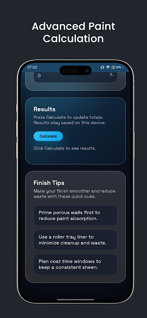 Paint Calculator Screenshot 2