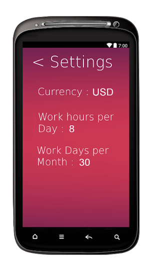 SALARY Convertor Screenshot 2