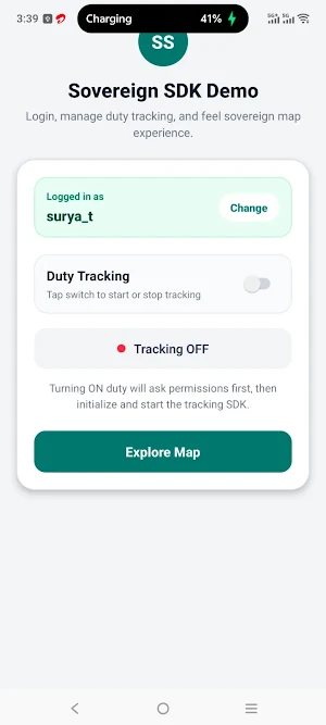 SovereignDemoSDK Screenshot 1
