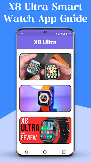 X8 Ultra Smart Watch App Guide Screenshot 1